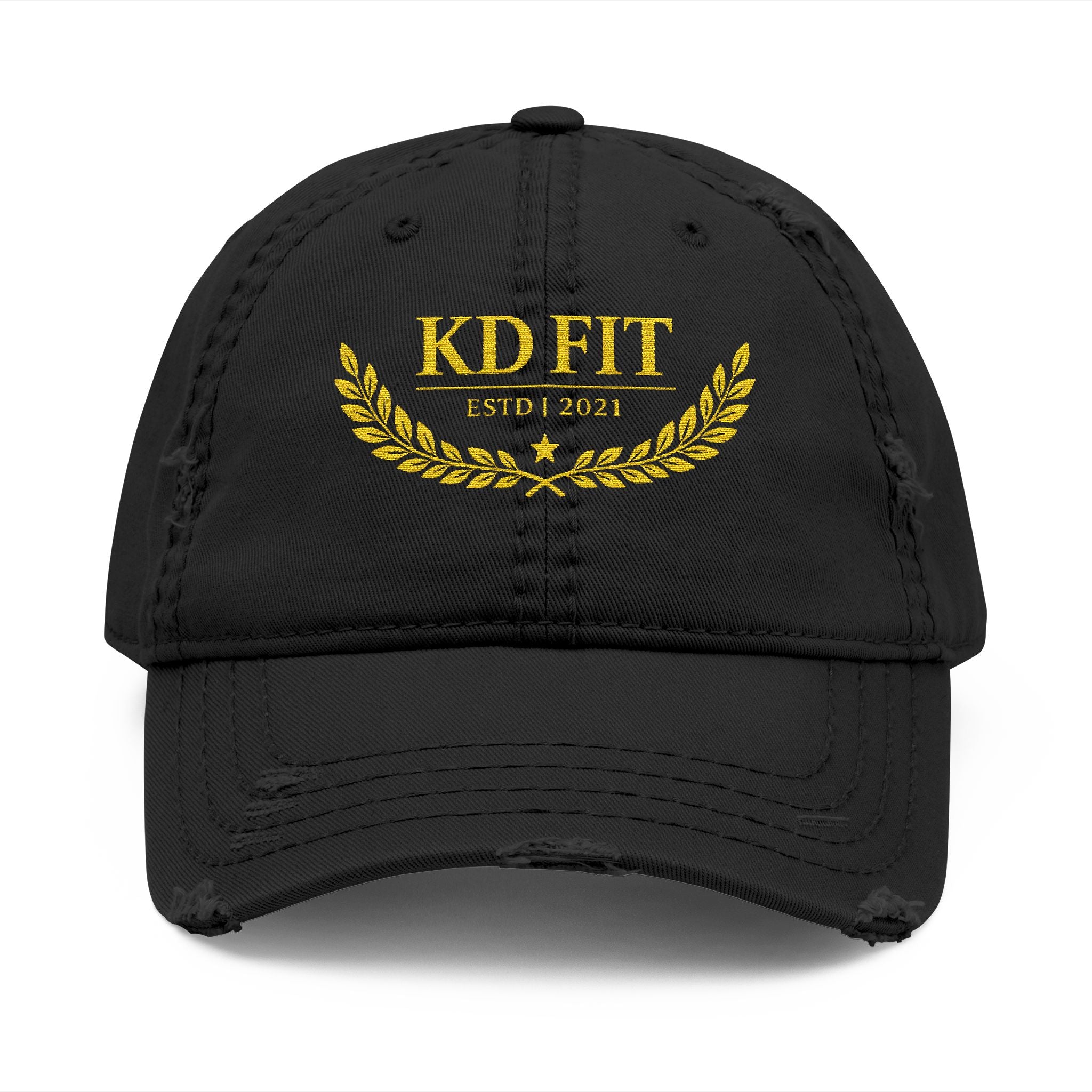 Embroidered 'KD FIT'  – Vintage Athletic Baseball Cap