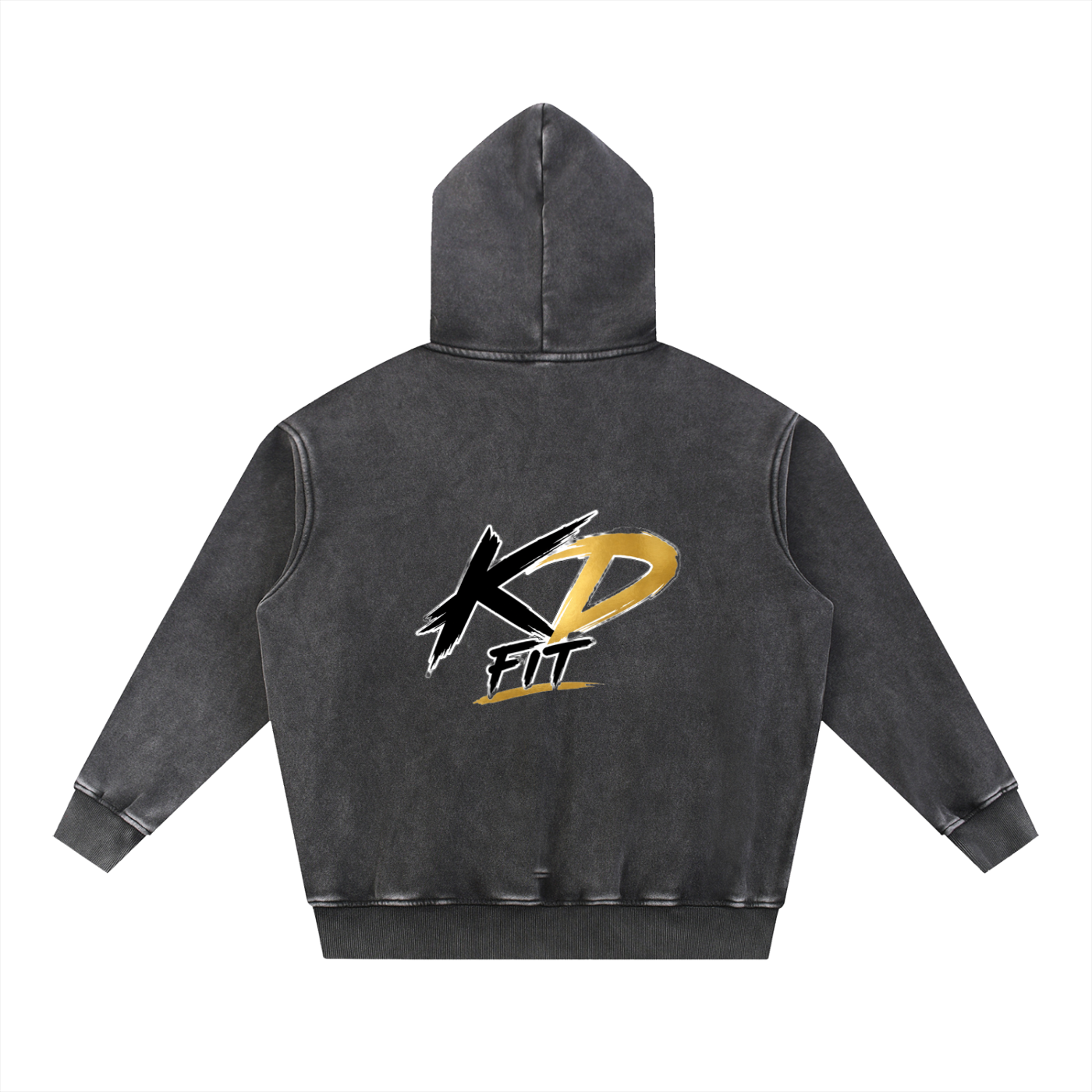 Snow Wash Fleece Oversize Hoodie