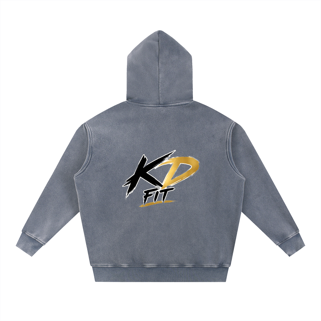 Snow Wash Fleece Oversize Hoodie